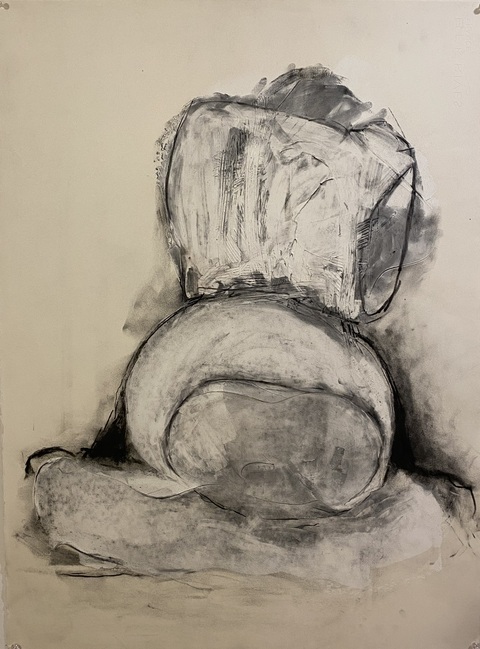  Select Works: Beginenhofs Galerie, ARTKreuzberg, Sep 2023 Charcoal, graphite on paper