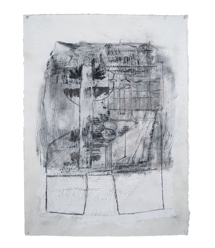  More Questions - Painting on Panel and Paper charcoal, graphite, gesso on paper