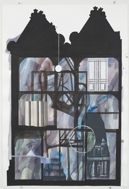 STEPHANIE SNIDER (previous) works on paper ink, watercolor, gouache, silkscreen, pencil and collage on paper
