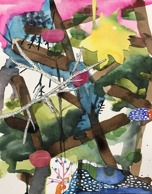 STEPHANIE SNIDER Works on Paper 2020-21 ink, watercolor, gouache, and collage on paper