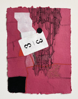 STEPHANIE SNIDER works on paper 2022-23 ink, watercolor, acrylic, gouache, and collage on handmade paper