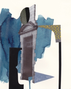 STEPHANIE SNIDER (previous) works on paper ink. watercolor, gouache, pencil and collage on paper