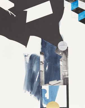 STEPHANIE SNIDER (previous) works on paper ink, watercolor, gouache, pencil and collage on paper