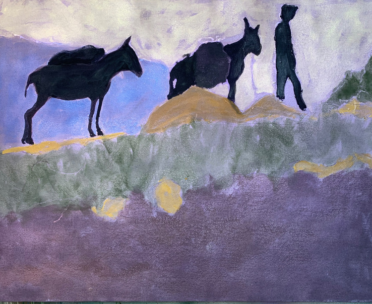 The Last She Saw of Him  Image Gallery 2 Oil and Wax on canvas