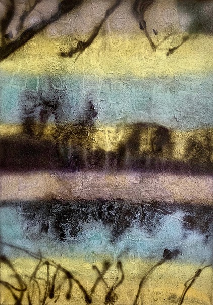  Image Gallery 2 Oil and wax on Burlap