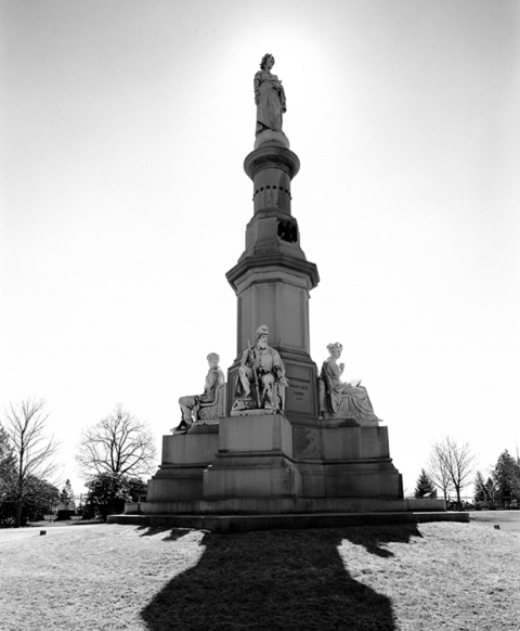 Site of the Gettysburg Address U.S. Civil War Sites I B&W Film 2001