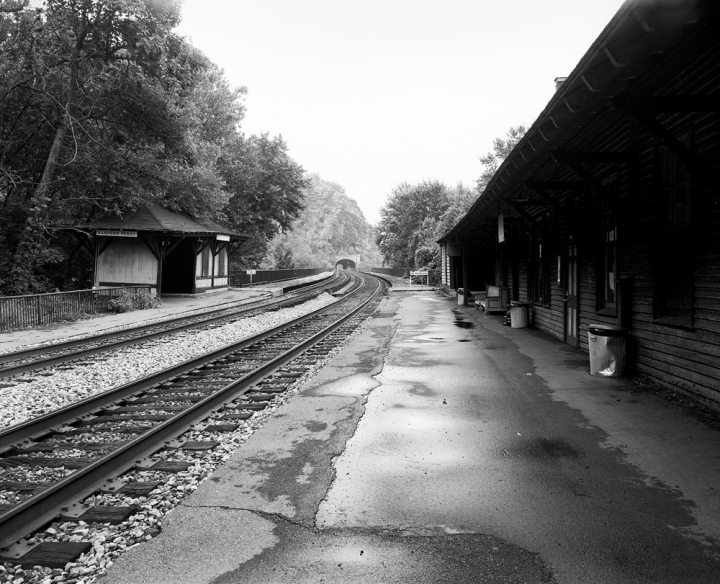 The Station at Harpers Ferry, WVA. U.S. Civil War Sites I B&W Film 2001