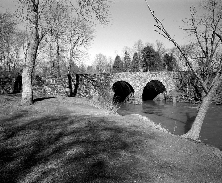 The Bridge at the Battle of Bull Run U.S. Civil War Sites I B&W Film 2001