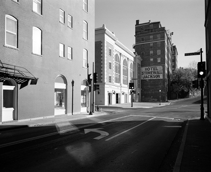Hotel Stonewall Jackson, Staunton, Virginia U.S. Civil War Sites I B&W Film 2001