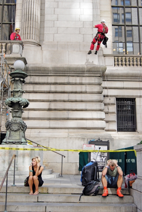 Rappelling at the Library The Daily Drip
