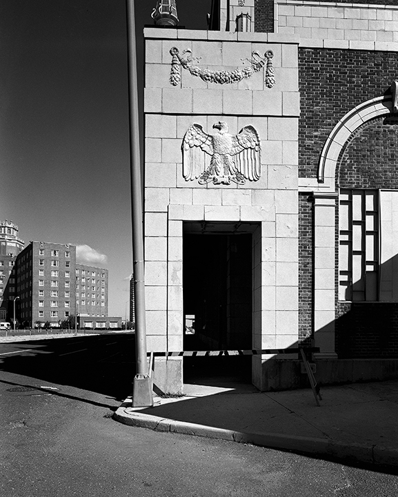 Convention Center Detail, Asbury Park Welcome to Asbury Park B&W Film
