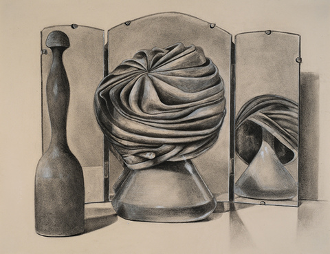 S U E   J O H N S O N The Life of Objects, still life drawings (2015-17) Charcoal and pencil on paper