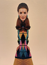 S U S A N   R .   J O H N S O N Selection of "Smalls" from Symmetrical Bodies Acrylic and image transfer on watercolor paper mounted on wood panel