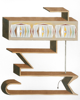 S U E   J O H N S O N Designs for Imaginary Shelves (2011-13) Gouache and pencil on paper