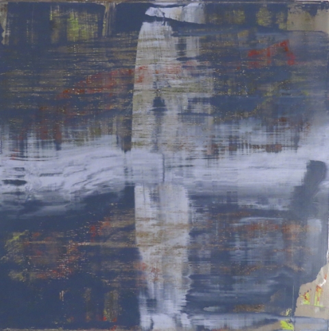 Otherside (Guide or Witness?) small paintings Gouache and wax on wood