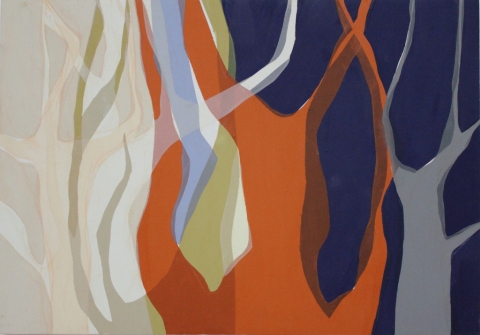 SUSIE REISS Paintings fabric on panel