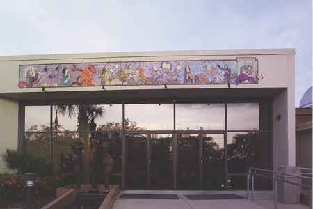 Suzi K. Edwards PUBLIC ART:Orlando Shakespeare Theater Architectural Ceramics and Glass Mosaics