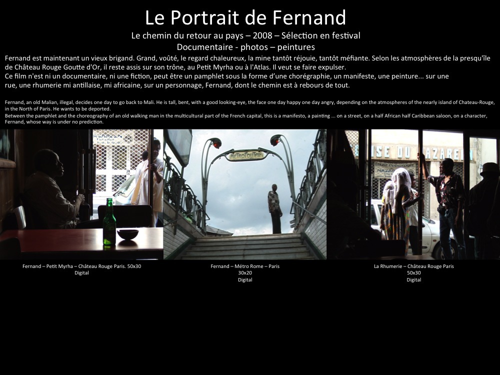 Swann Devlin - Photography installations & Visual Art Fernand de Chateau Rouge 