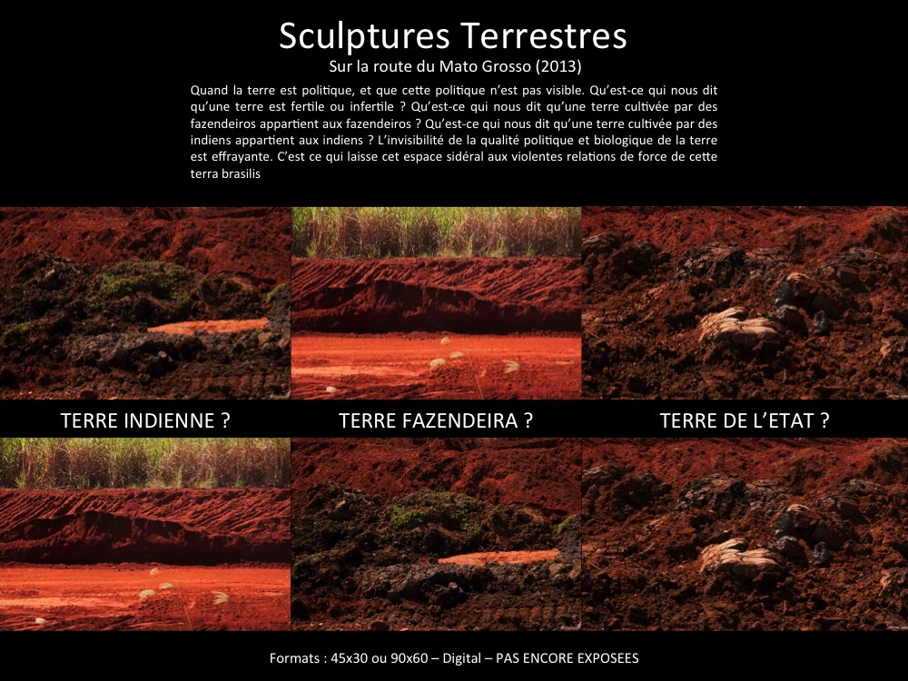 Swann Devlin - Photography installations & Visual Art Sur la route du Mato Grosso - Sculptures terrestres 