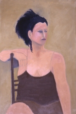 Sylvia Sherwin Goldberg Portraits oil pastel and pencil on paper