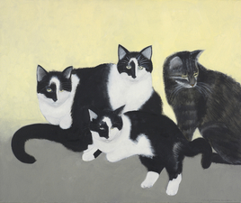 Sylvia Sherwin Goldberg Animals oil on canvas