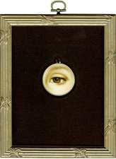 Tabitha Vevers Lover's Eye (early) Oil on ivory with sterling silver bezel