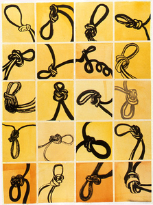  Knots watercolor and sumi ink on archival paper