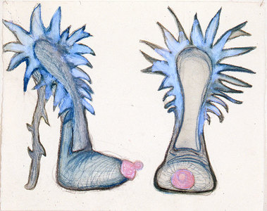  High Heeled Shoe Drawings 