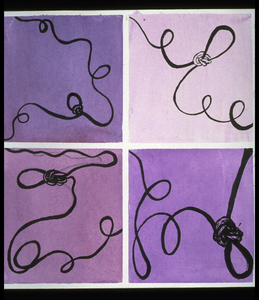  Knots watercolor an sumi ink on archival paper