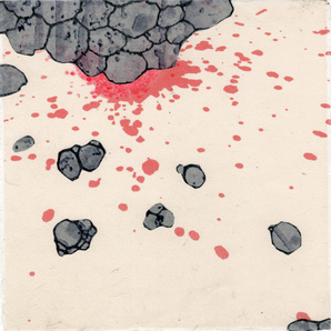  Plague Diary 2020 Inkjet collage on Oguni Shikishi paper
