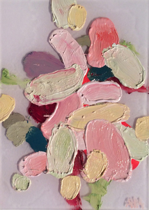 Arlan Huang Pinky's Greens 2014 Acrylic and Oil on Canvas