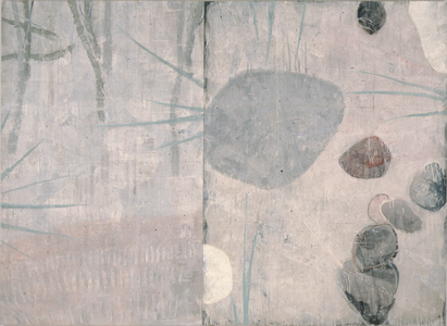 Arlan Huang Even in the Dark  1989 - 1990 Acrylic and Oil on Canvas