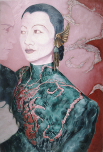 Arlan Huang Anna May Wong  1983 - 1984 Acrylic and Oil on Canvas