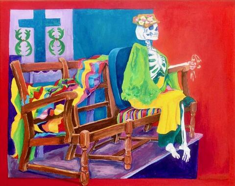 L U N A   P R O J E C T Phyllis Benia Salazar Acrylic