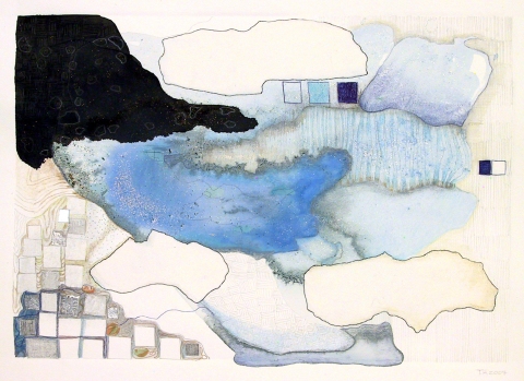 Landscape 2 Drawings Mixed media on BFK paper