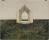  Architectural Fantasy Series 1999 oil on plywood