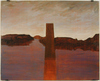  Architectural Fantasy Series 1999 oil on plywood panel