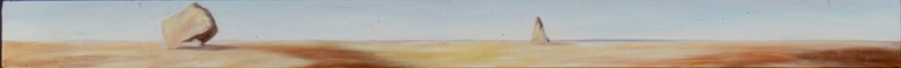 Thomas Vinton Long Horizontal Paintings 1993-2002  oil + acrylic on plywood