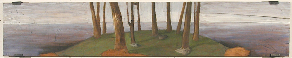 Thomas Vinton Long Horizontal Paintings 1993-2002  oil on wood panel