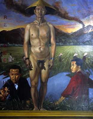 Thuan Vu The Refugee Pictures (2001-2003) oil on canvas