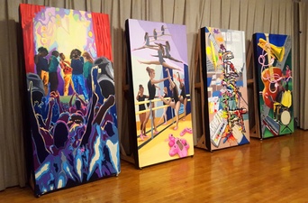  RSA Student Collaborative Paintings 