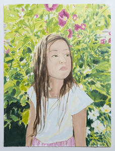 TIFFANY WOLLMAN PAINTINGS Oil on canvas paper