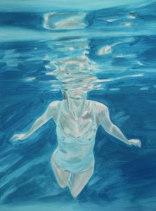TIFFANY WOLLMAN PAINTINGS Oil on canvas paper