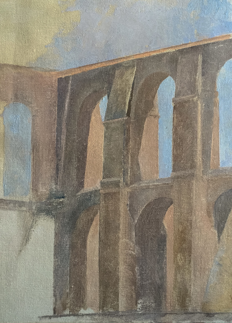 TINA ENGELS Civita, Italy Oil on linen