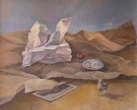 TINA ENGELS Play Grounds Oil on canvas, mounted on panel