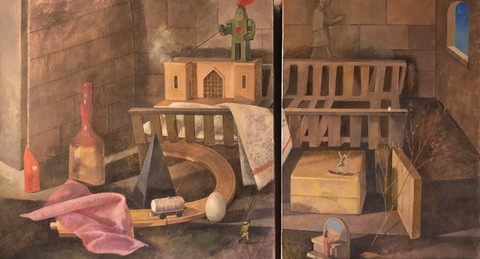 TINA ENGELS Play Grounds Oil on canvas