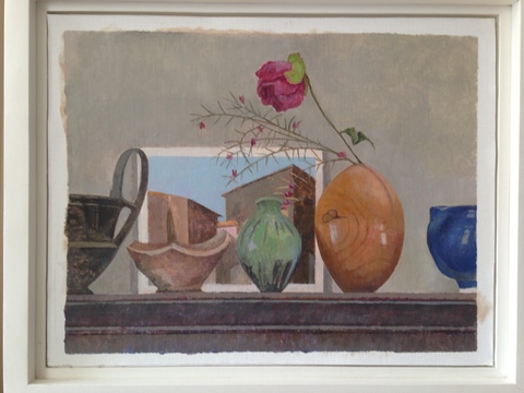 TINA ENGELS Shelves and Spaces Oil