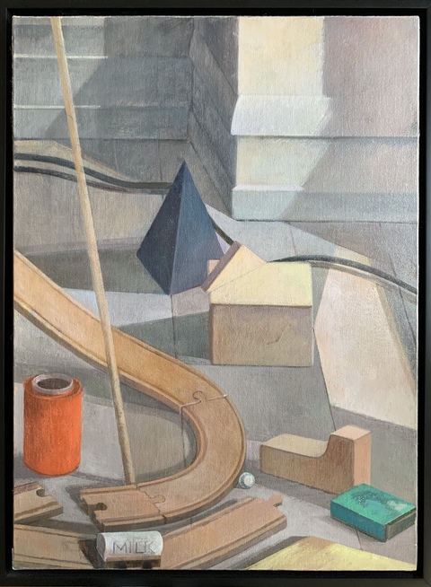 TINA ENGELS Play Grounds Oil on canvas