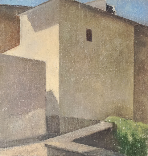 TINA ENGELS Civita, Italy Oil on linen