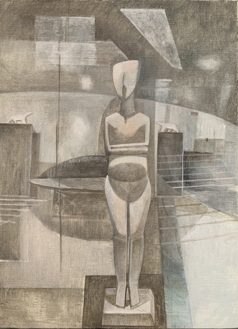 TINA ENGELS Artifacts Oil on linen